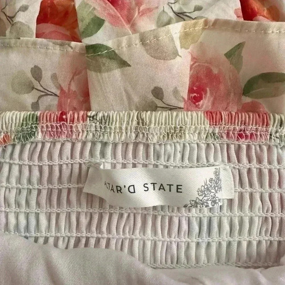 Altar'd State Women’s Plus Size Midi Tiered Cottagecore Romantic Floral Dress 2X - Picture 10 of 13